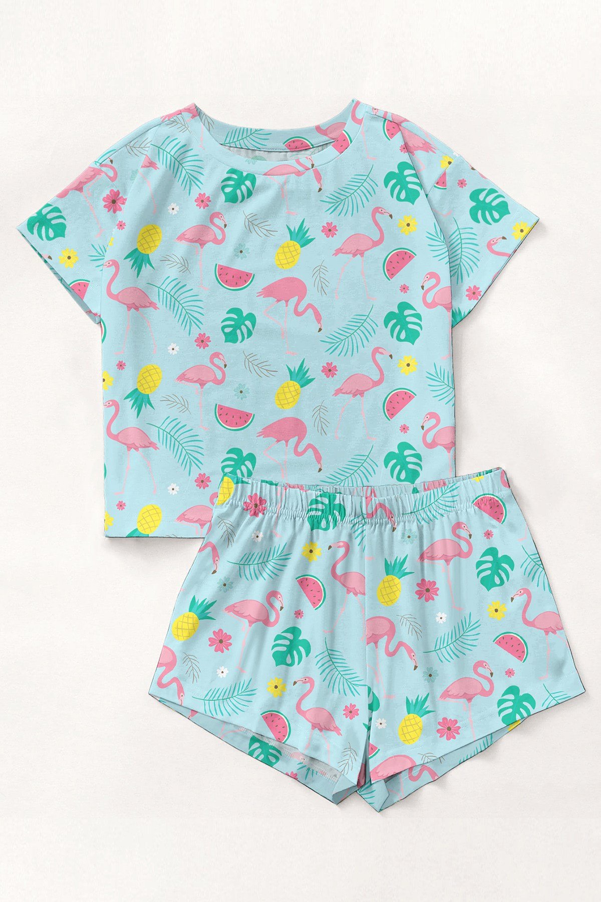 Kısa Kollu Şort Pijama Takımı MickeyHappy Supersoft Basic Süprem