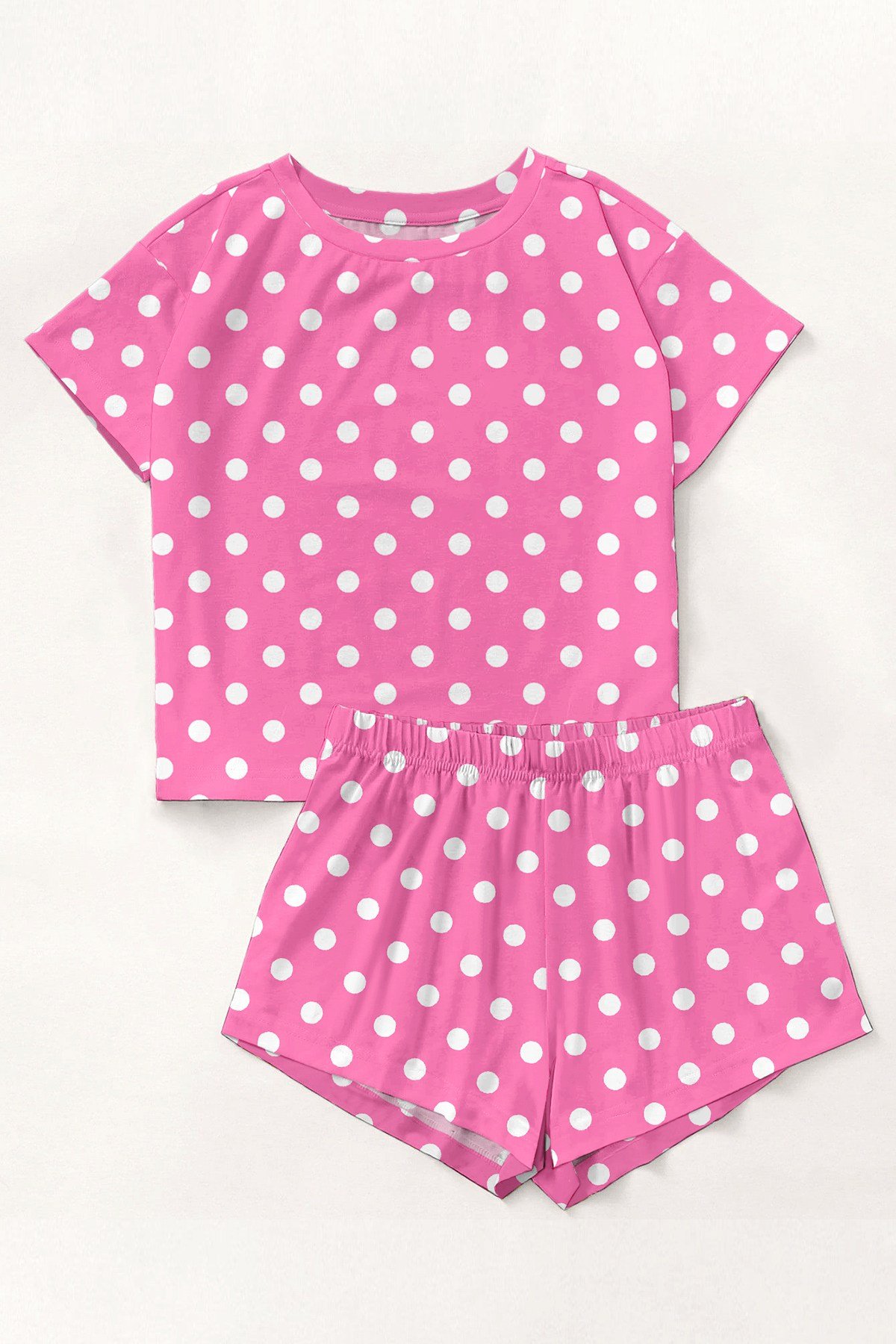 Kısa Kollu Şort Pijama Takımı Minnie Pink Supersoft Basic Süprem