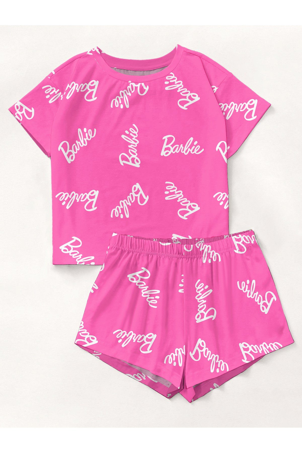 Kısa Kollu Şort Pijama Takımı  Supersoft Basic Süprem