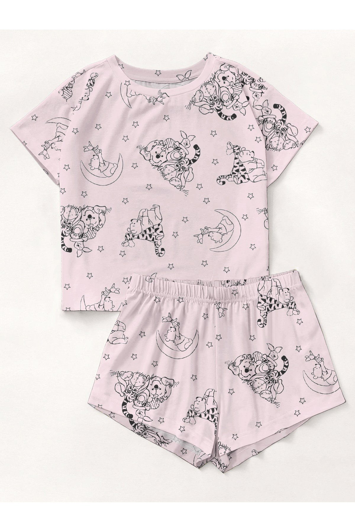 Kısa Kollu Şort Pijama Takımı WinnieThePooh20 Supersoft Basic Süprem