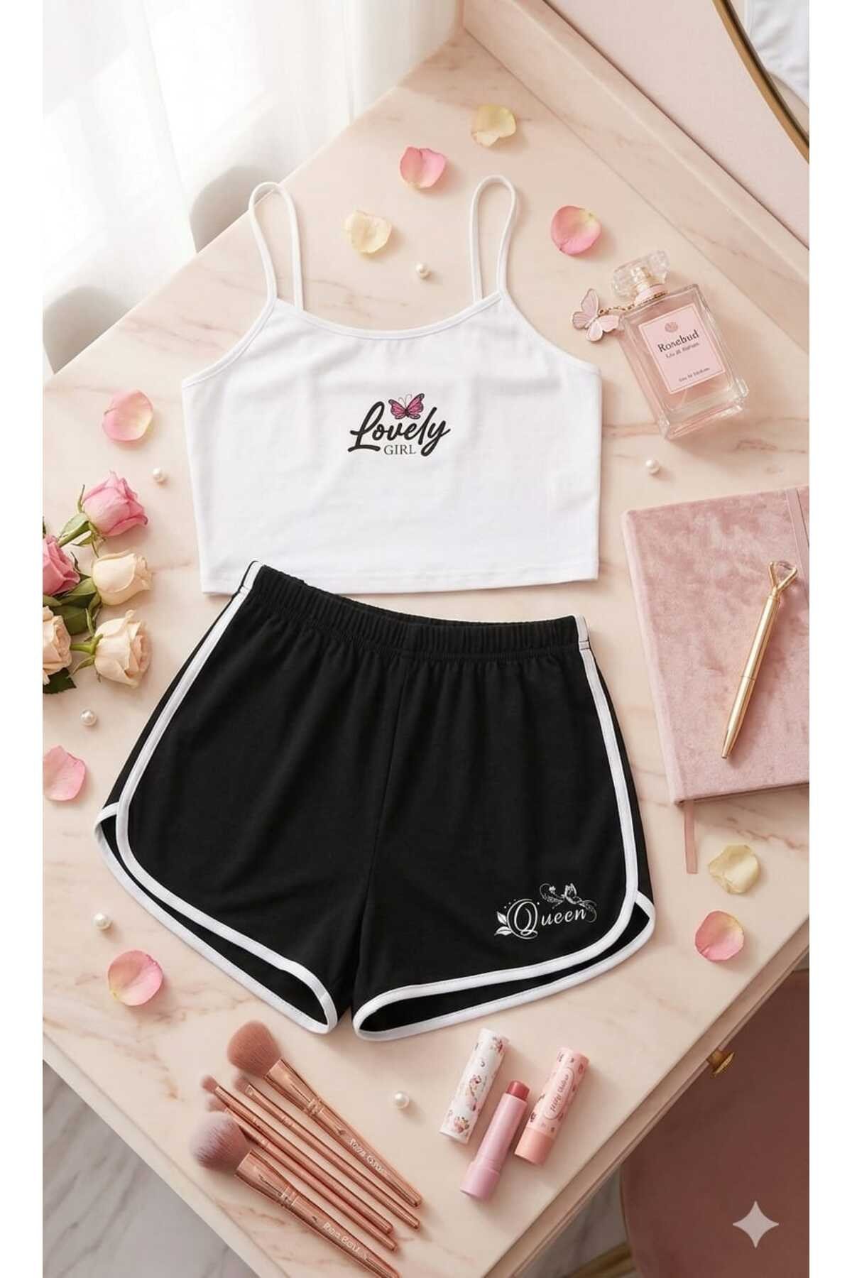 Natural Pamuk süprem crop basic