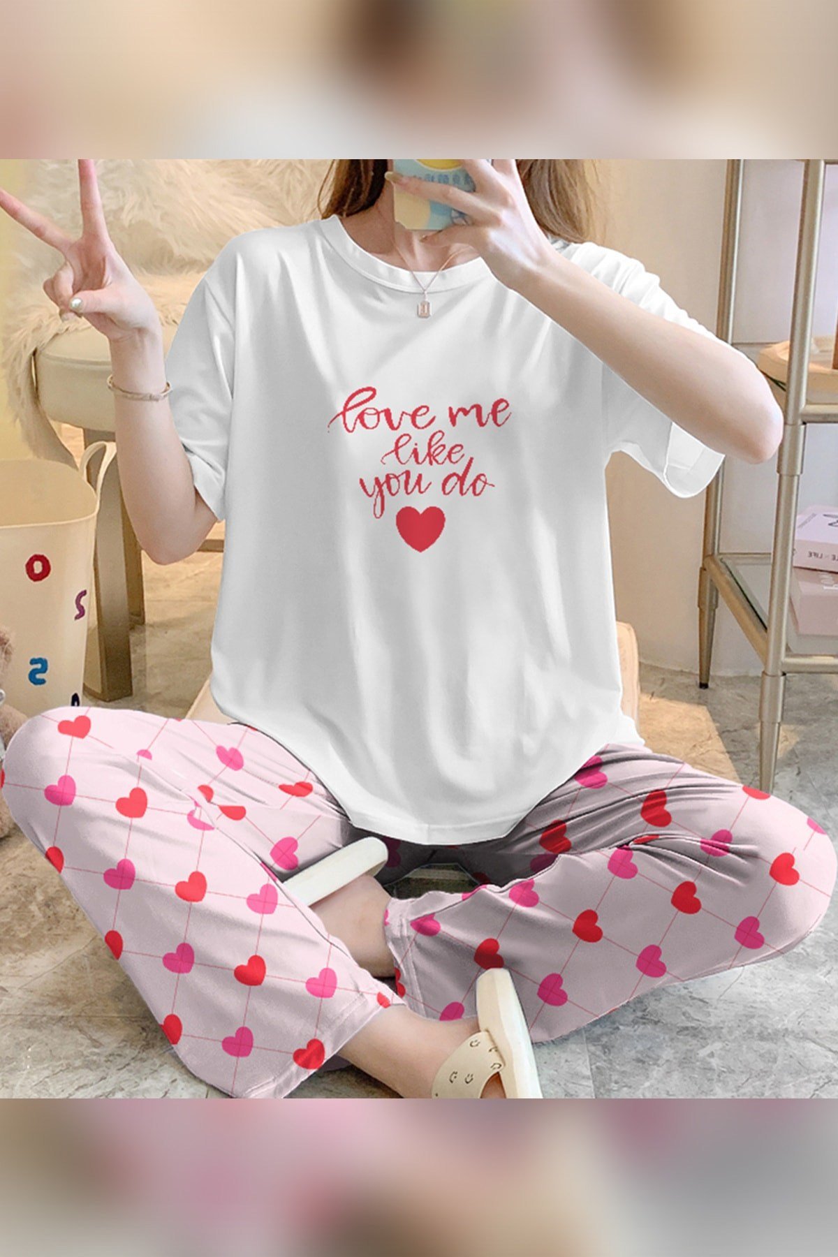 Saturday Süpersoft Kısa Kollu Pijama Takımı