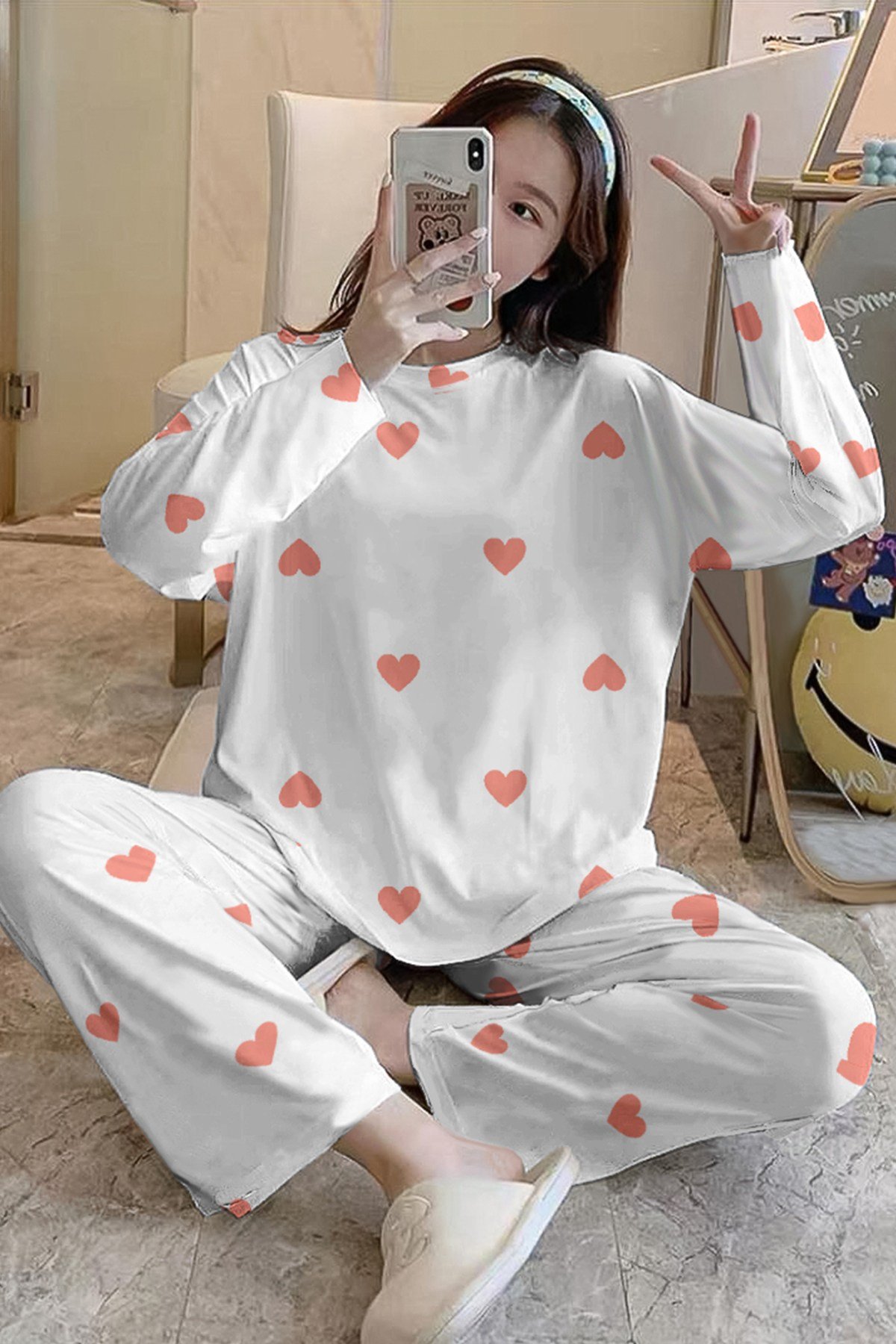 Uzun Kollu Pijama Takımı DuffyDuck2 SuperSoft Basic Suprem