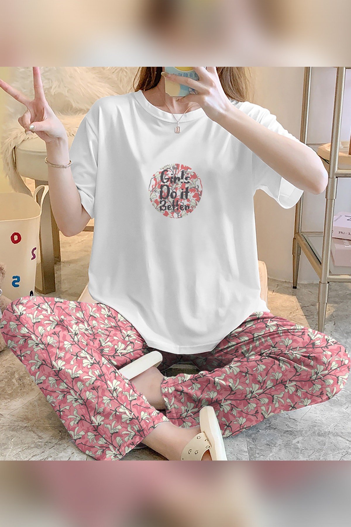 Zezecim Better Süpersoft Kısa Kollu Pijama Takımı