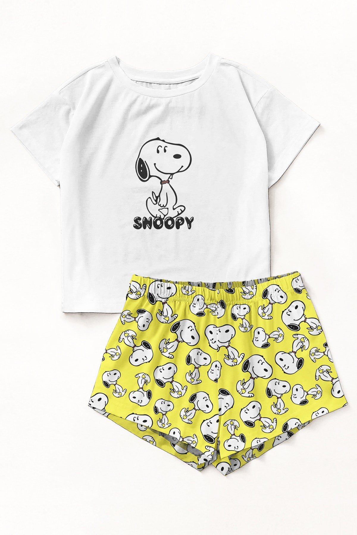 Zezex Snoopy 2 Süpersoft Şort Takımı