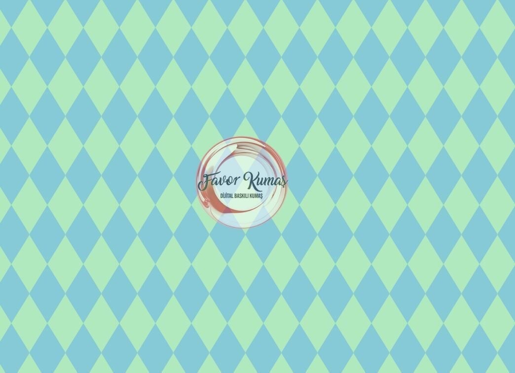 Çift Renk Soft Baklava Desenli Kumaş (2 cm)