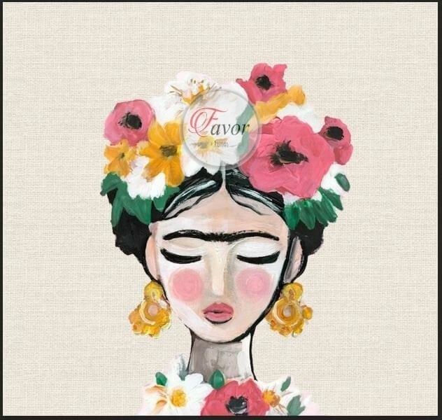 Frida Desenli Runner ve Supla Kumaşı