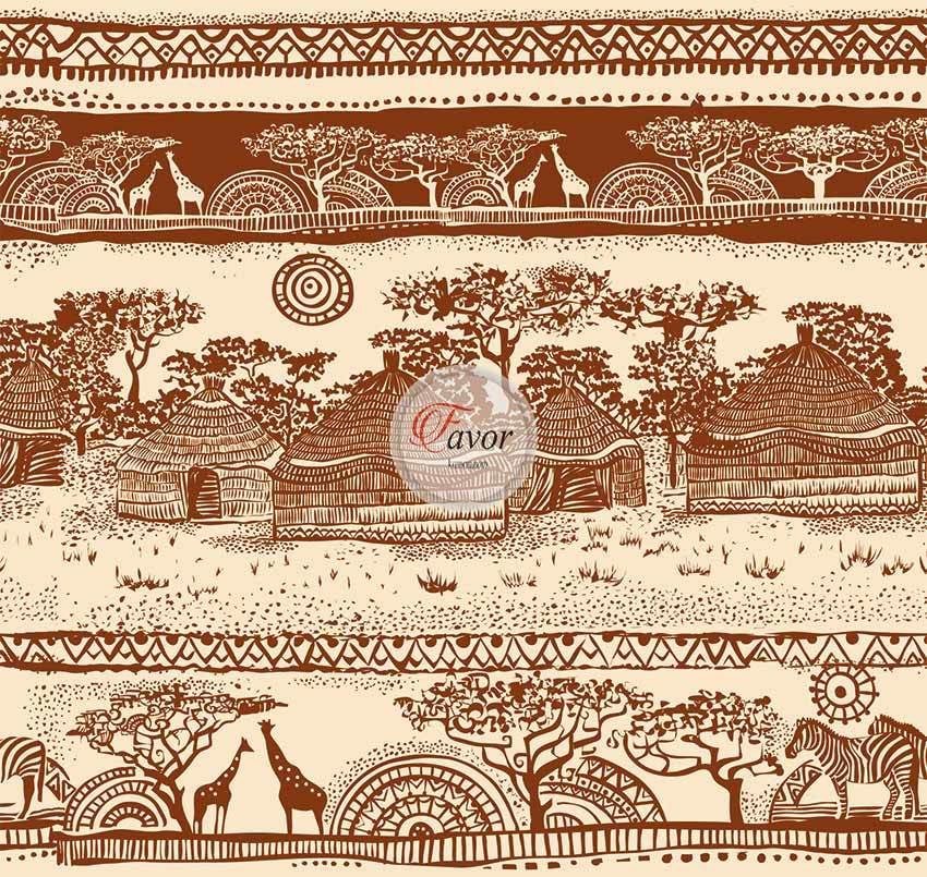 Kabile Desenli Kumaş