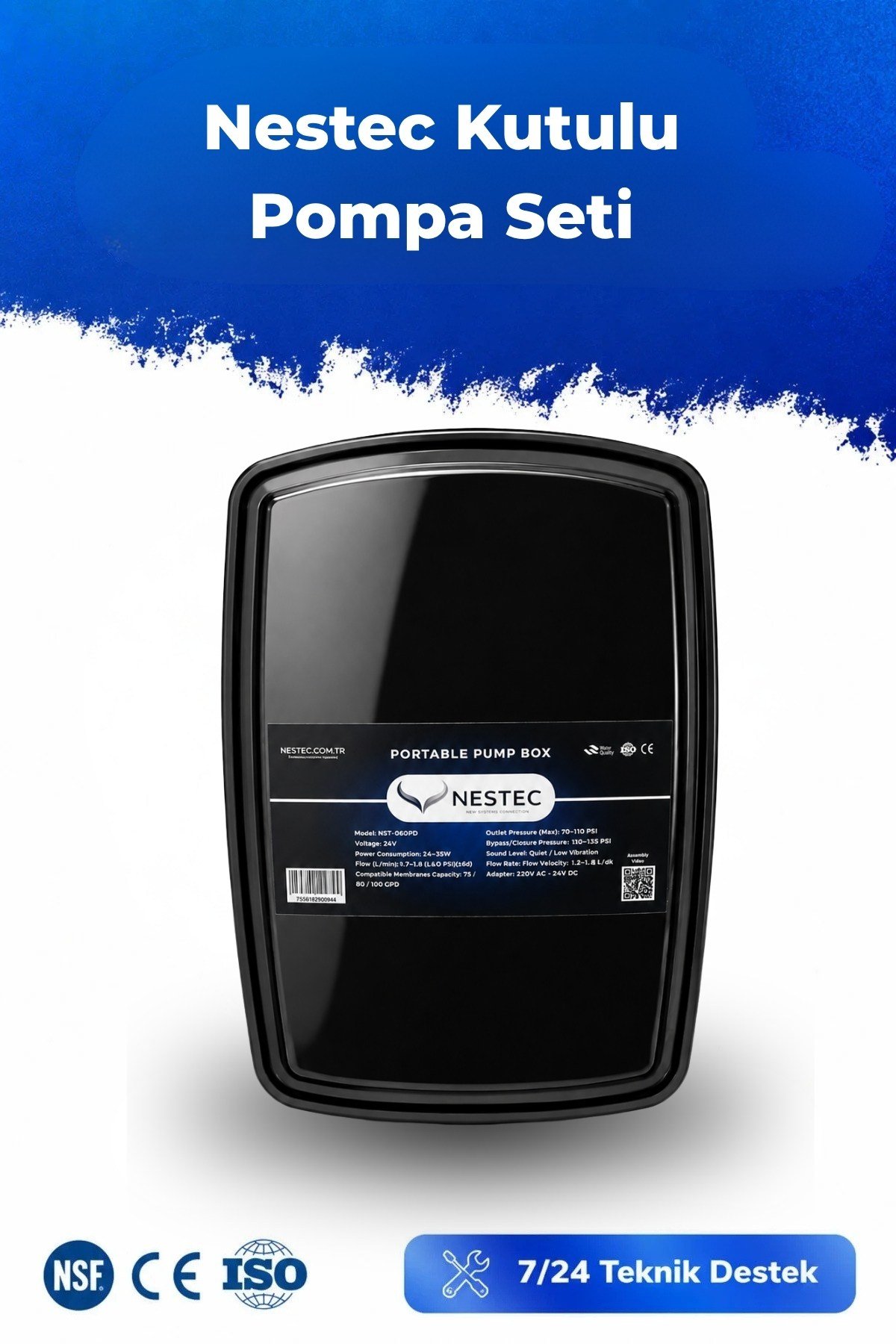 80 GPD KUTULU POMPA SETİ