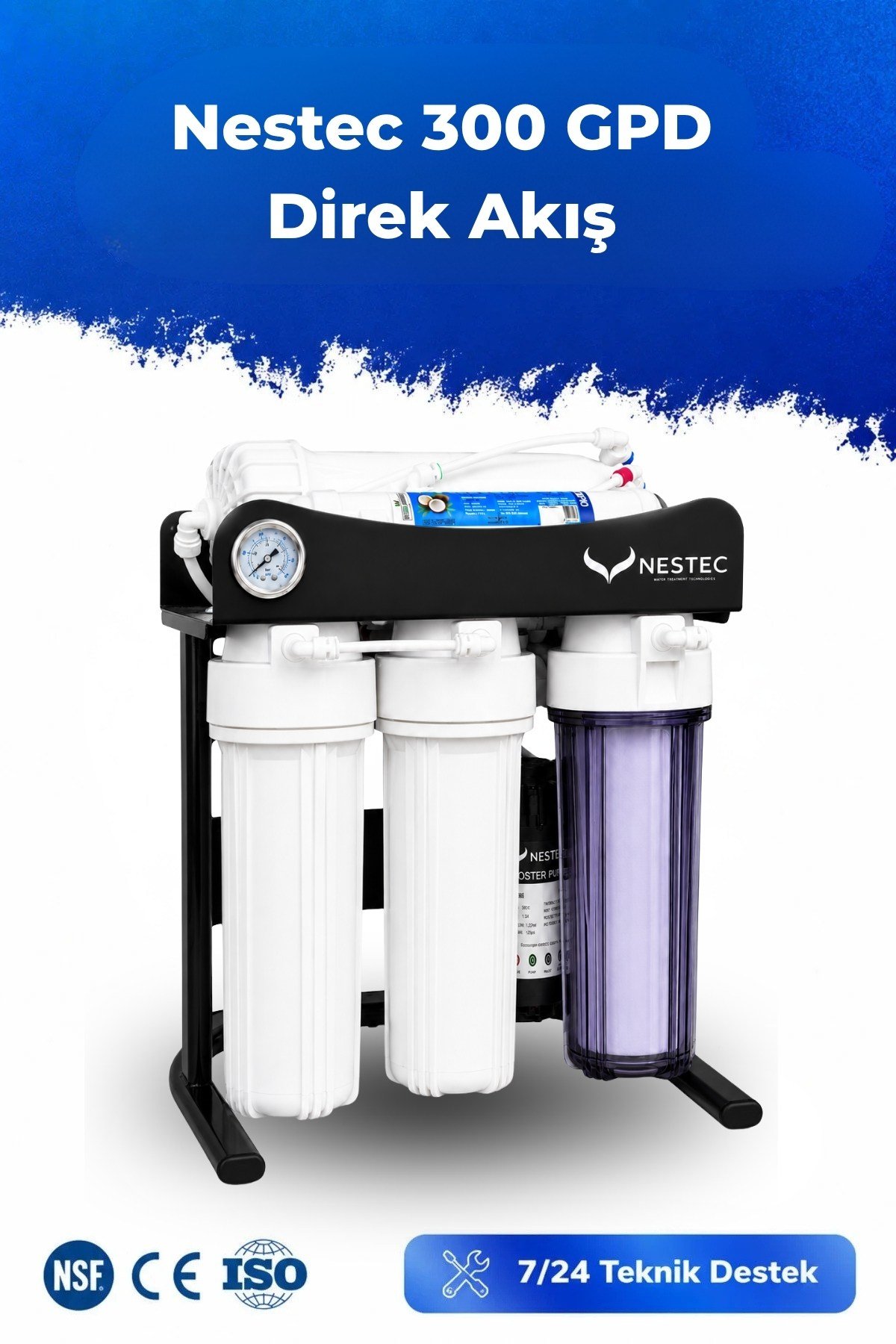 NESTEC 300 gpd direk akış