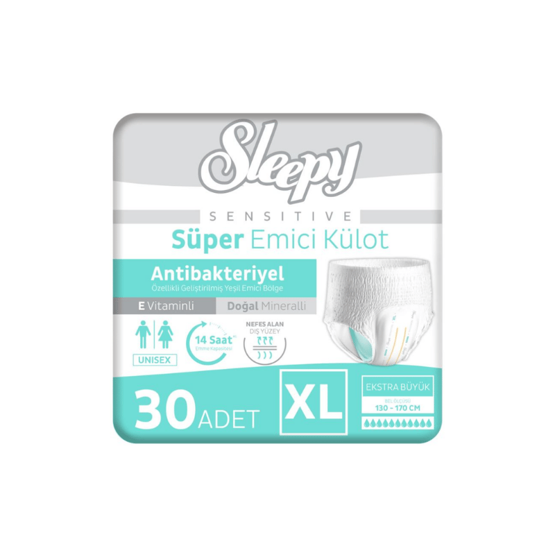 Sleepy XLarge Emici Külot Yetişkin Hasta Bezi 30 Adet