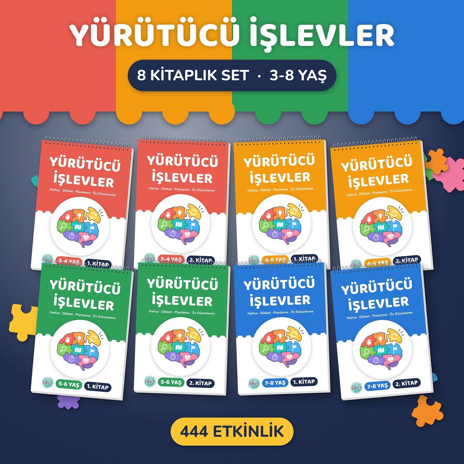 Yürütücü İşlevler Seti 3-8 Yaş