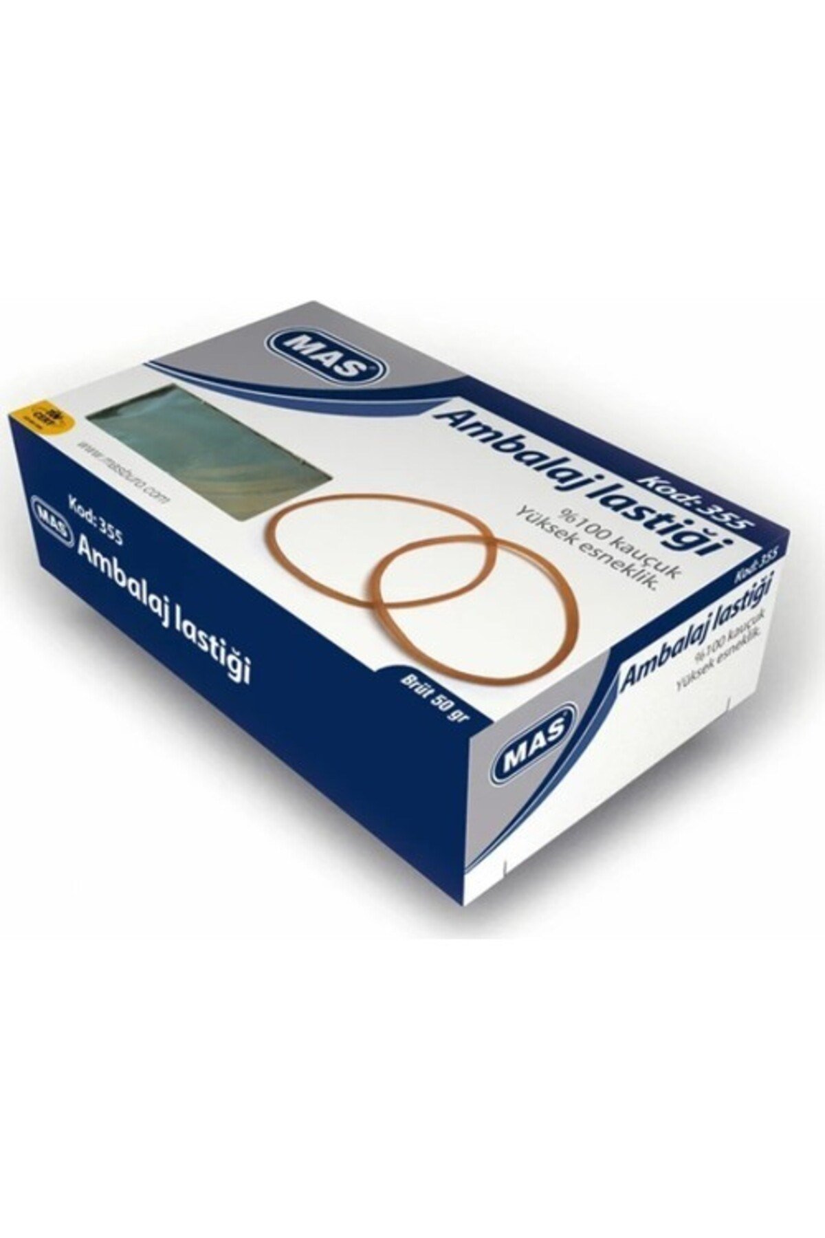355 Kauçuk Lastik 50 Gr.Kutu