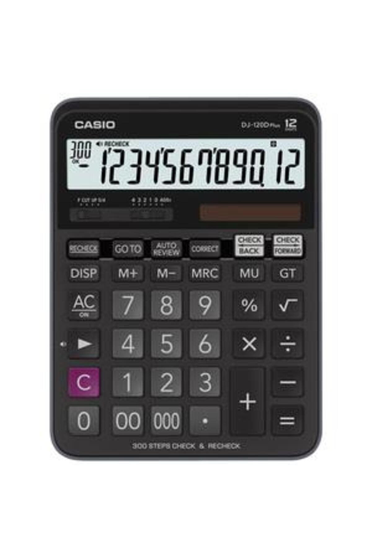 DJ-120D Plus İşlem Kontrollü 12 Hane Masa Üstü Hesap Makinesi