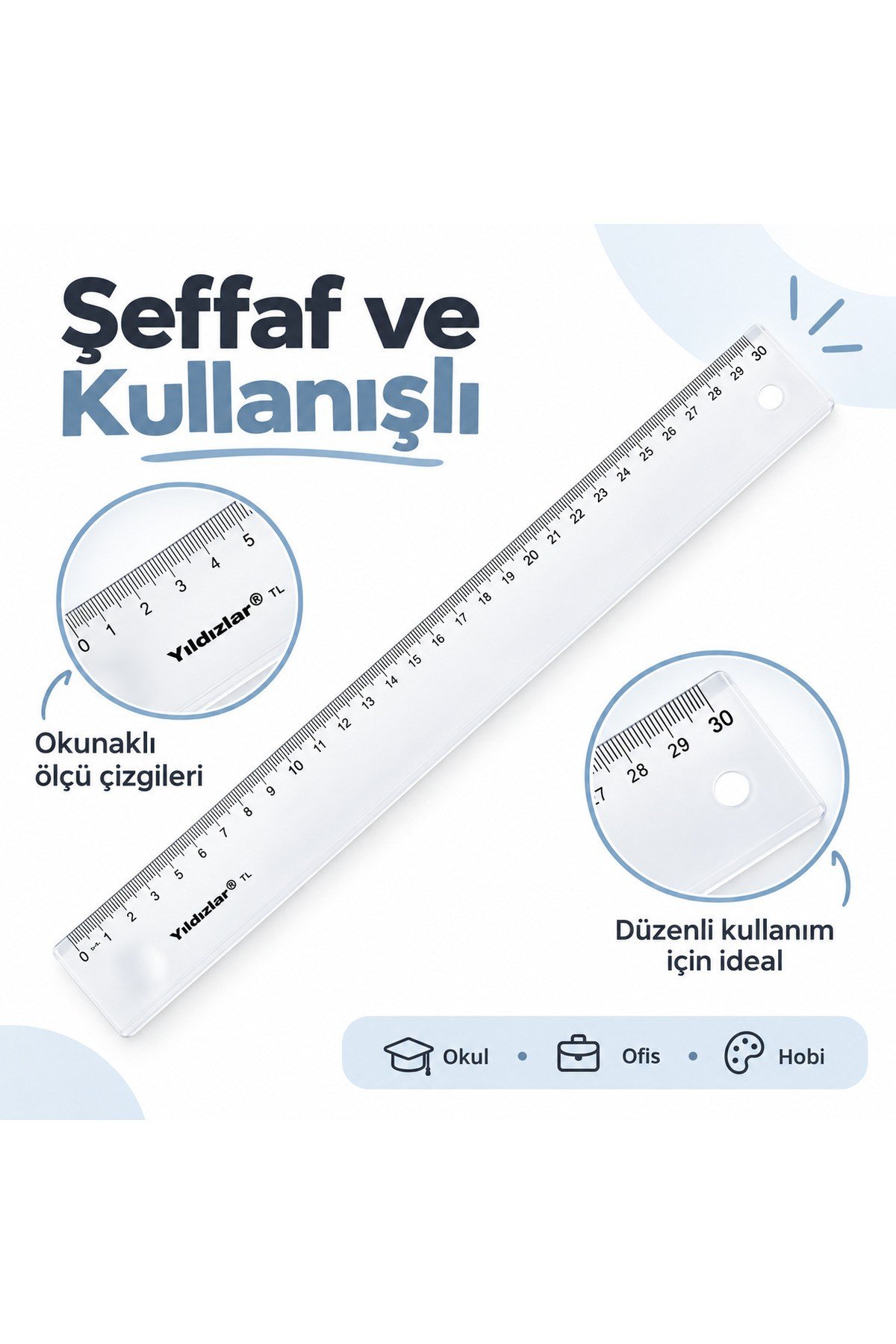 Şeffaf Cetvel