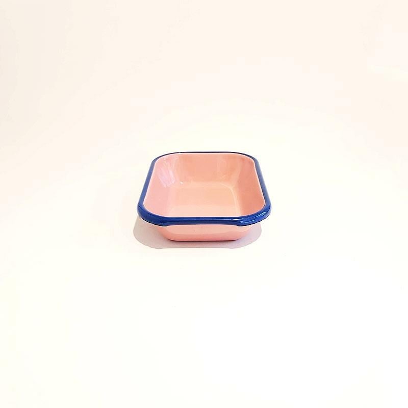 Emaye Meze Tabağı G. Kurusu Kobalt 17 x 12 cm