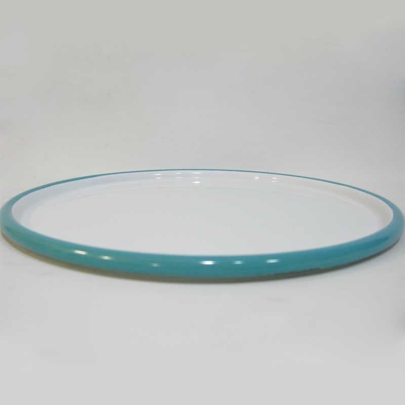 Emaye Pizza Tabağı 28 cm Turkuaz