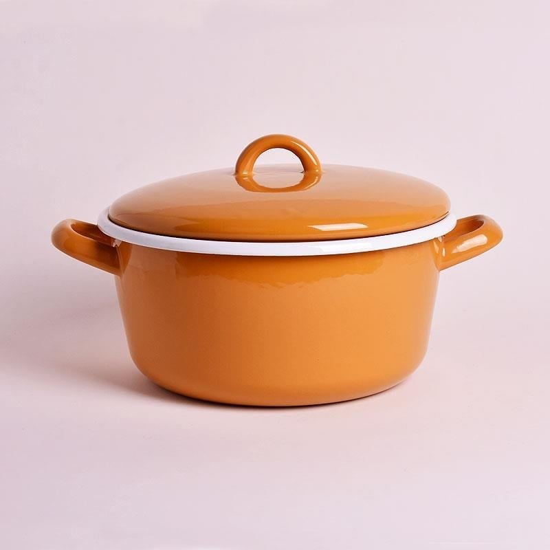 Emaye Tencere O.Sarı 22 cm