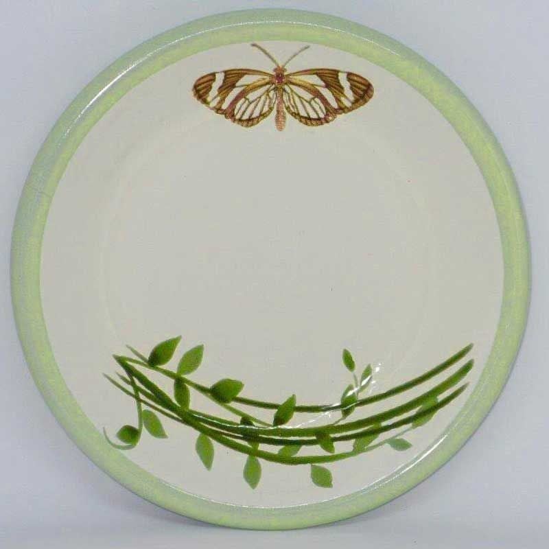 Latin Çiçeği Emaye Mini Tabak 12 cm