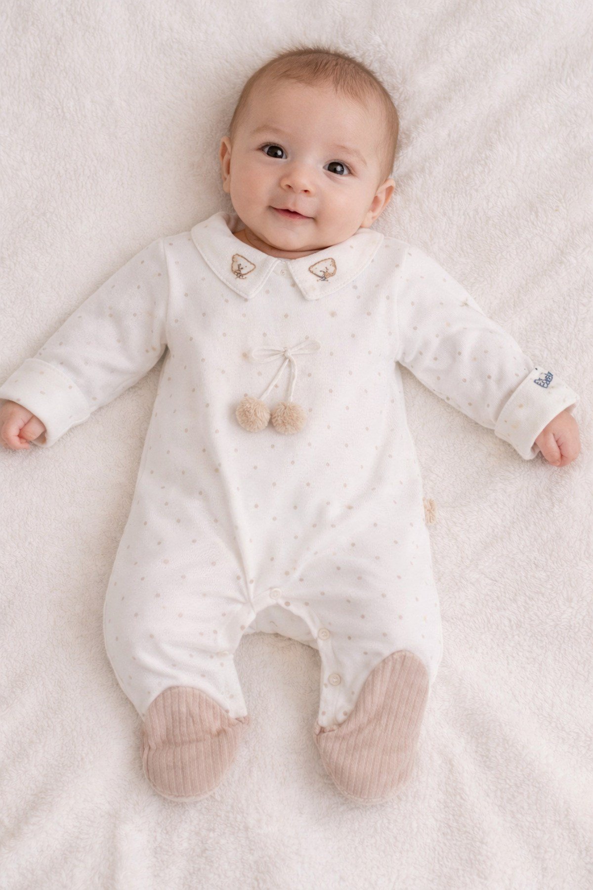Erkek Bebek Şapkalı Tulum 2li set 1097