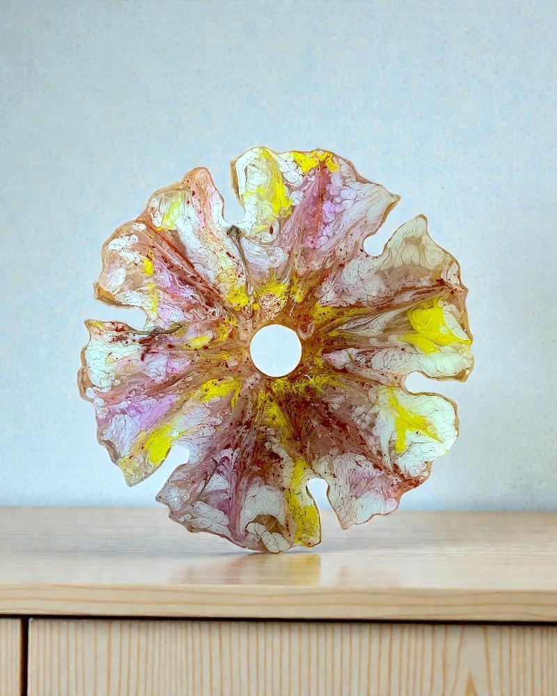 6'LI Şarap Kadehi Tutucu(Pembe Mermer Desen)