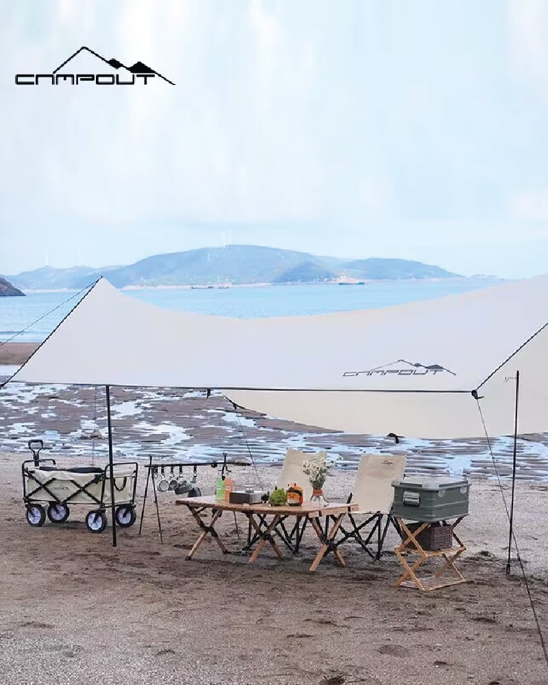CAMPOUT TARP 4.40X3.40X2.90 MT