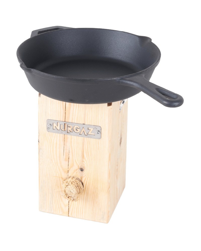 DÖKÜM TAVA 10 INCH + İSVEÇ OCAK (TUTUŞTURUCU HEDİYELİ)