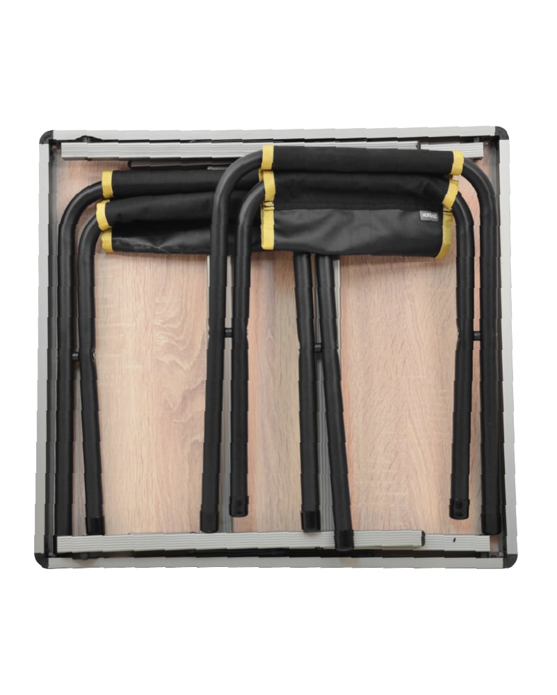 Küçük Mdf Masa + 2 Katlanır Tabure Set