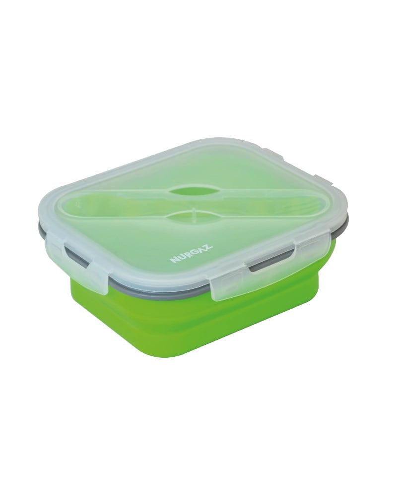 SİLİKON KATLANABİLİR TEK GÖZLÜ YEMEK SETİ