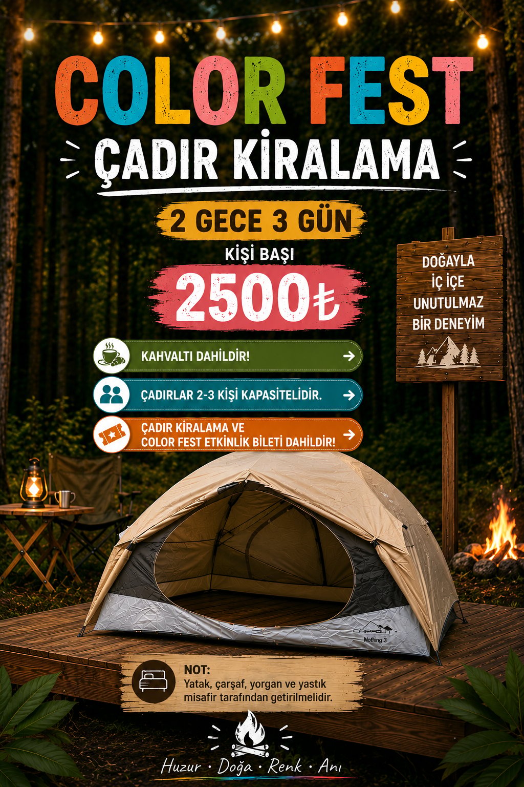 ZUMBA & PİLATES KAMPI ERKEN DÖNEM BİLETİ (KONSER GİRİŞİ)