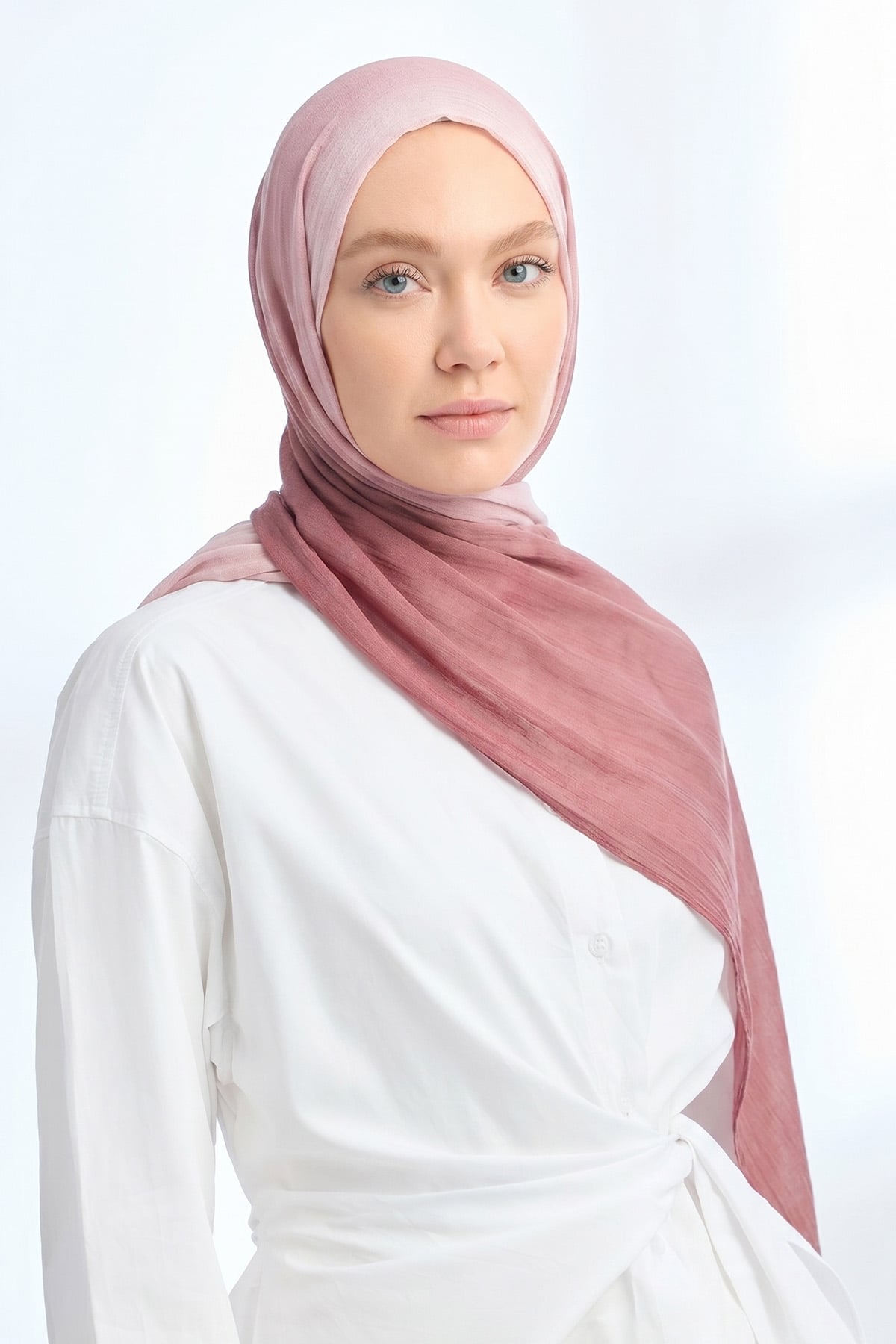  PURE COMFORT VİSKOZ ŞAL - SOĞAN KABUĞU-PUDRA