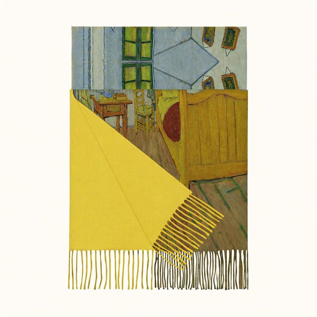 GALLERY EDITION SAÇAKLI KIŞLIK SUFF ŞAL - YATAK ODASI