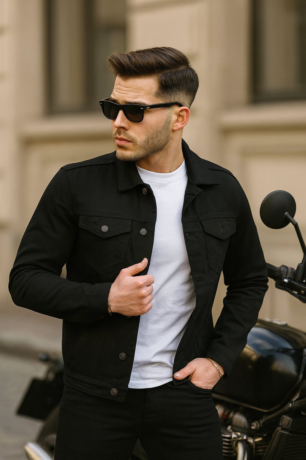 Siyah Renk Kot Ceket