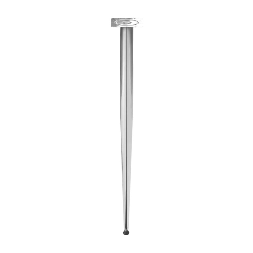 Cuha Konık Tekli Masa Ayağı 720mm Krom