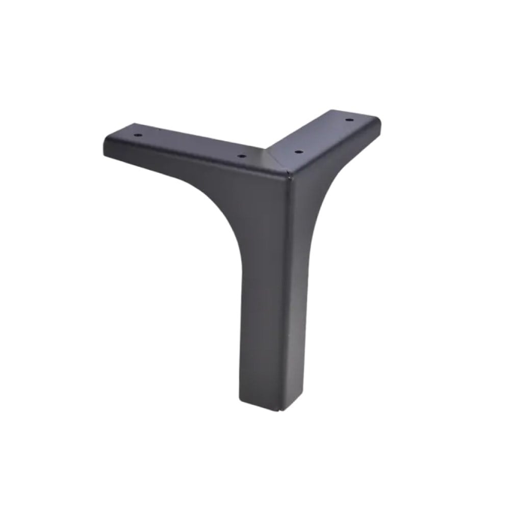 Meyan Metal Saç Ayak 100mm Mat Siyah