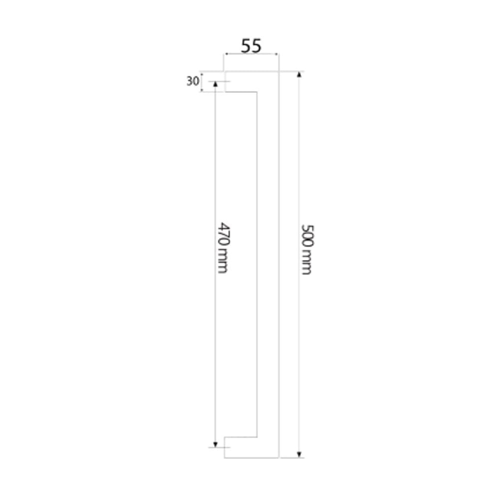 SOHO Çekme Kol Trend 500x30x15 Pur Bronz