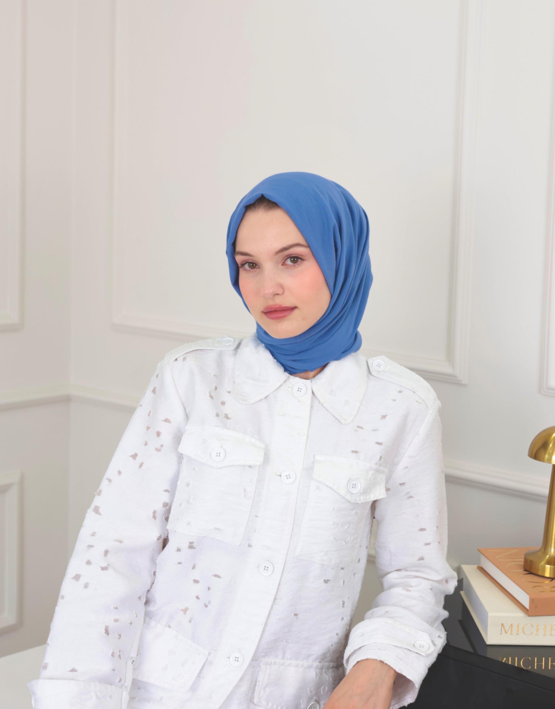 Mavi Candy Şal