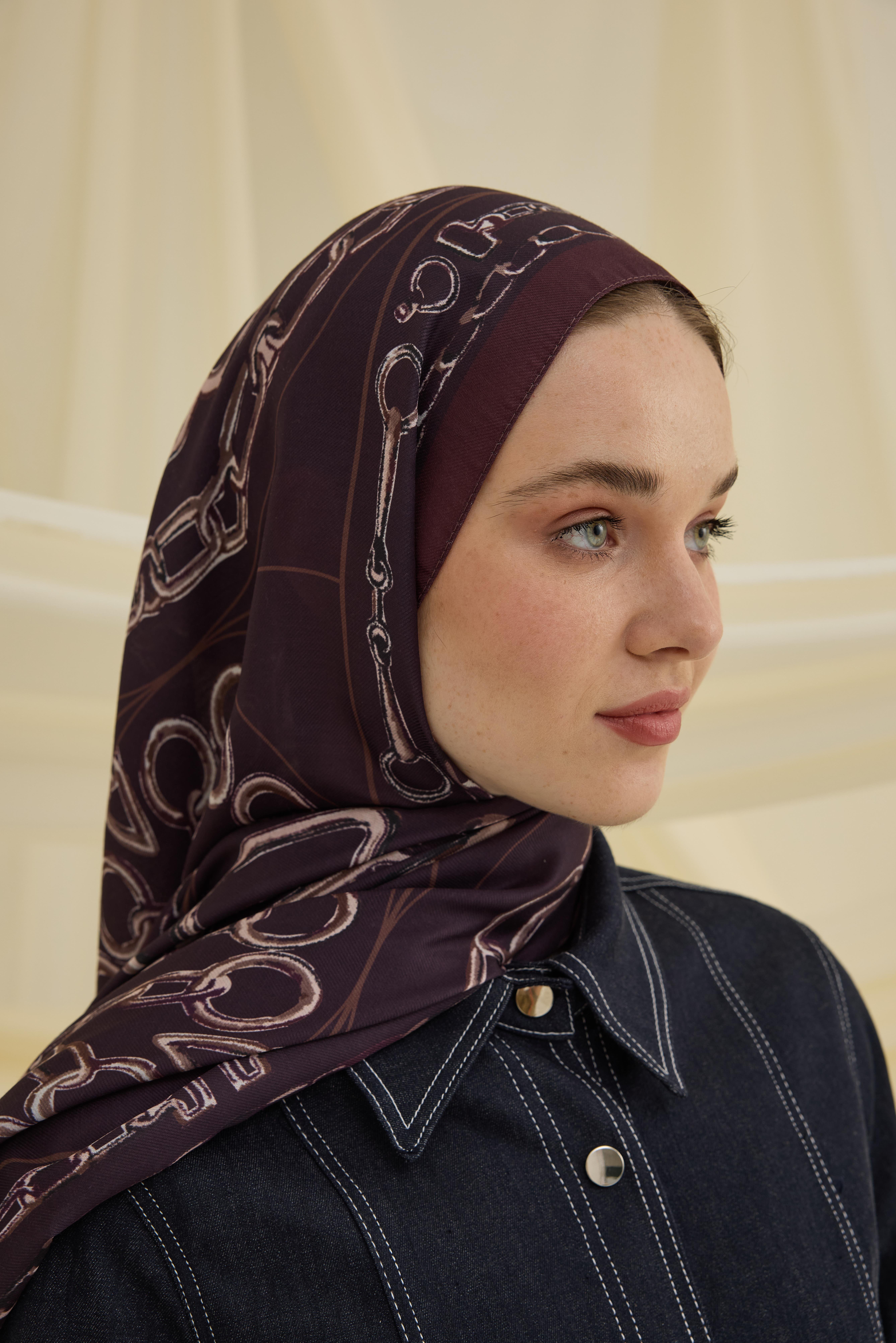 Mor Nora Desen Şal