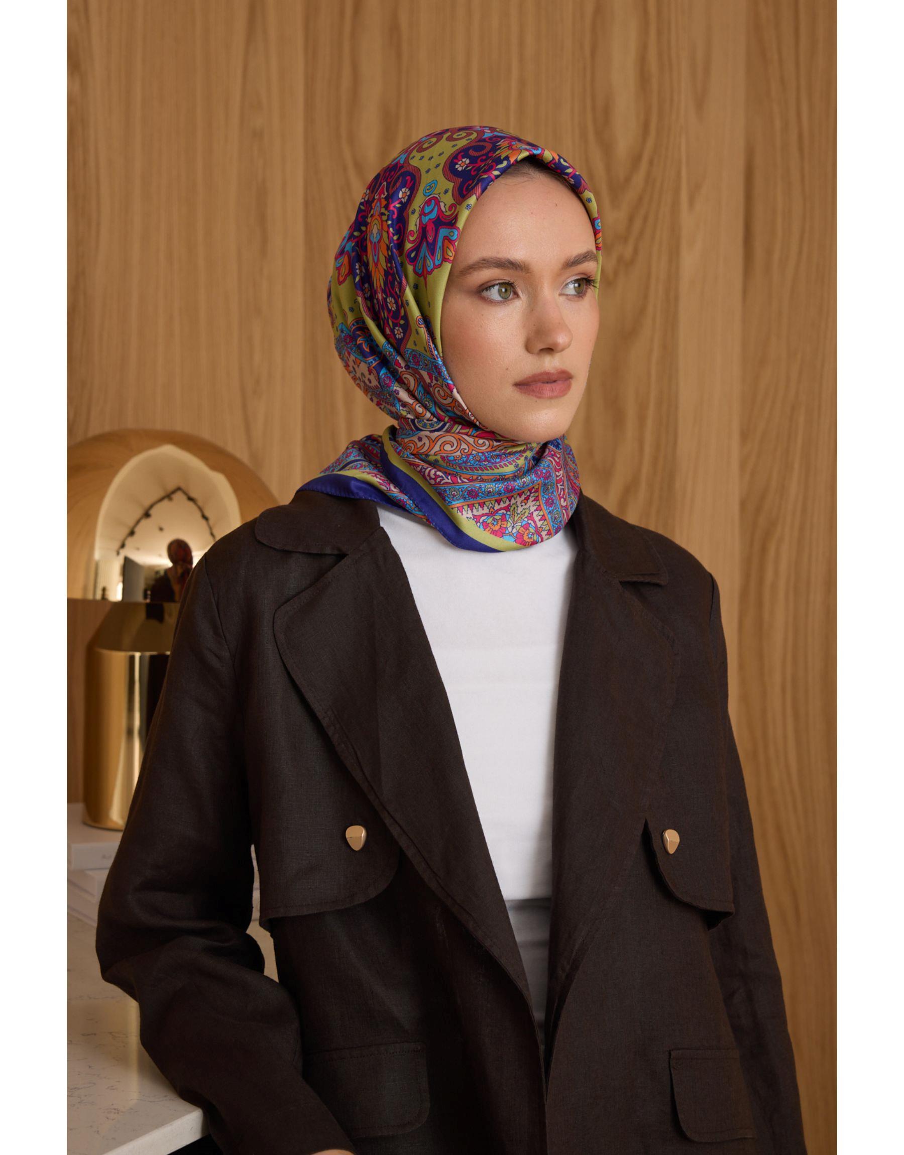 Mor VeraTwill Eşarp