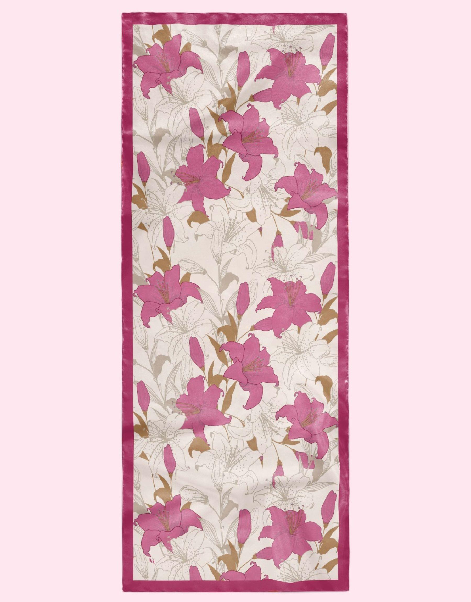 Pembe Floor Şal