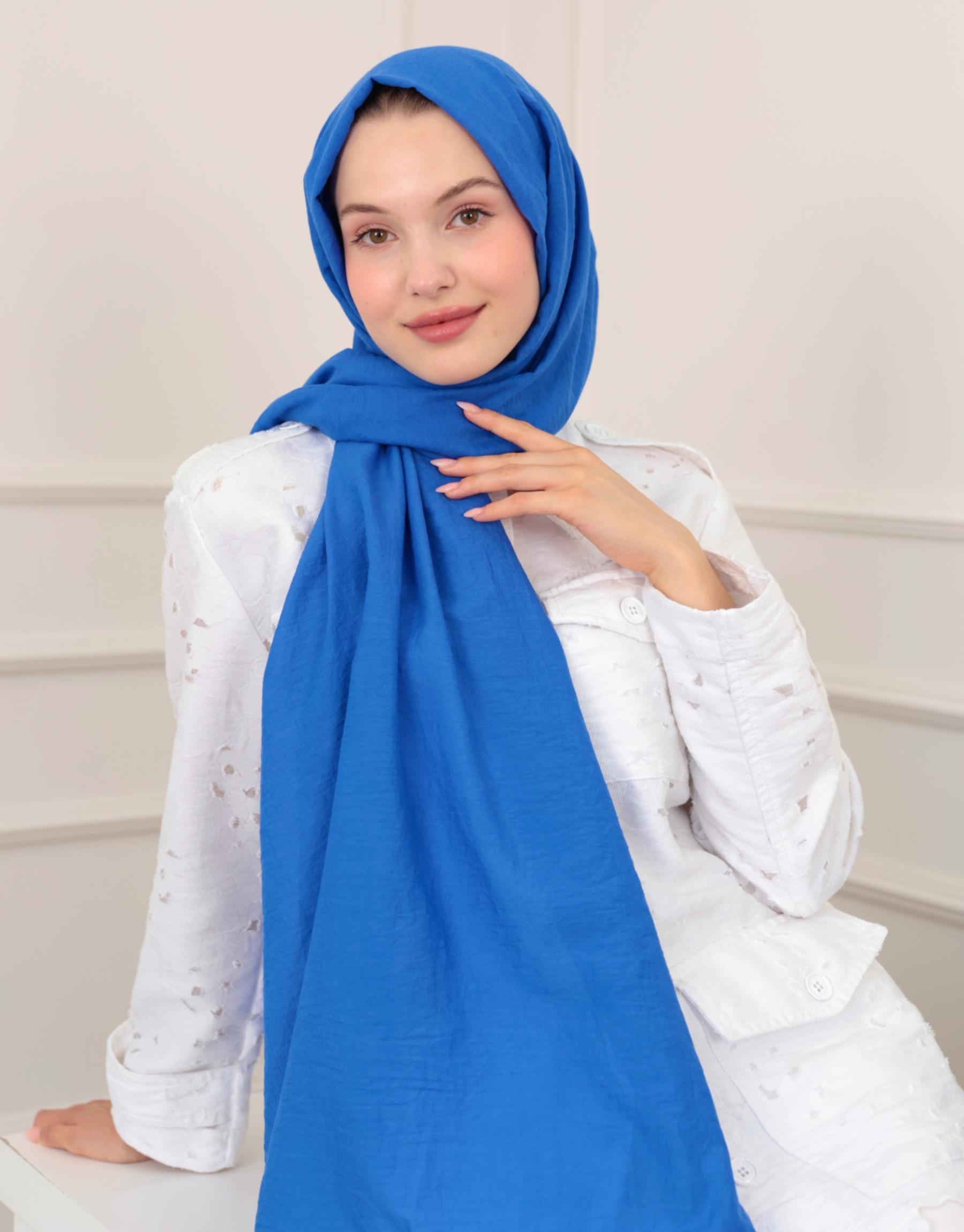 Saks Mavi Candy Şal