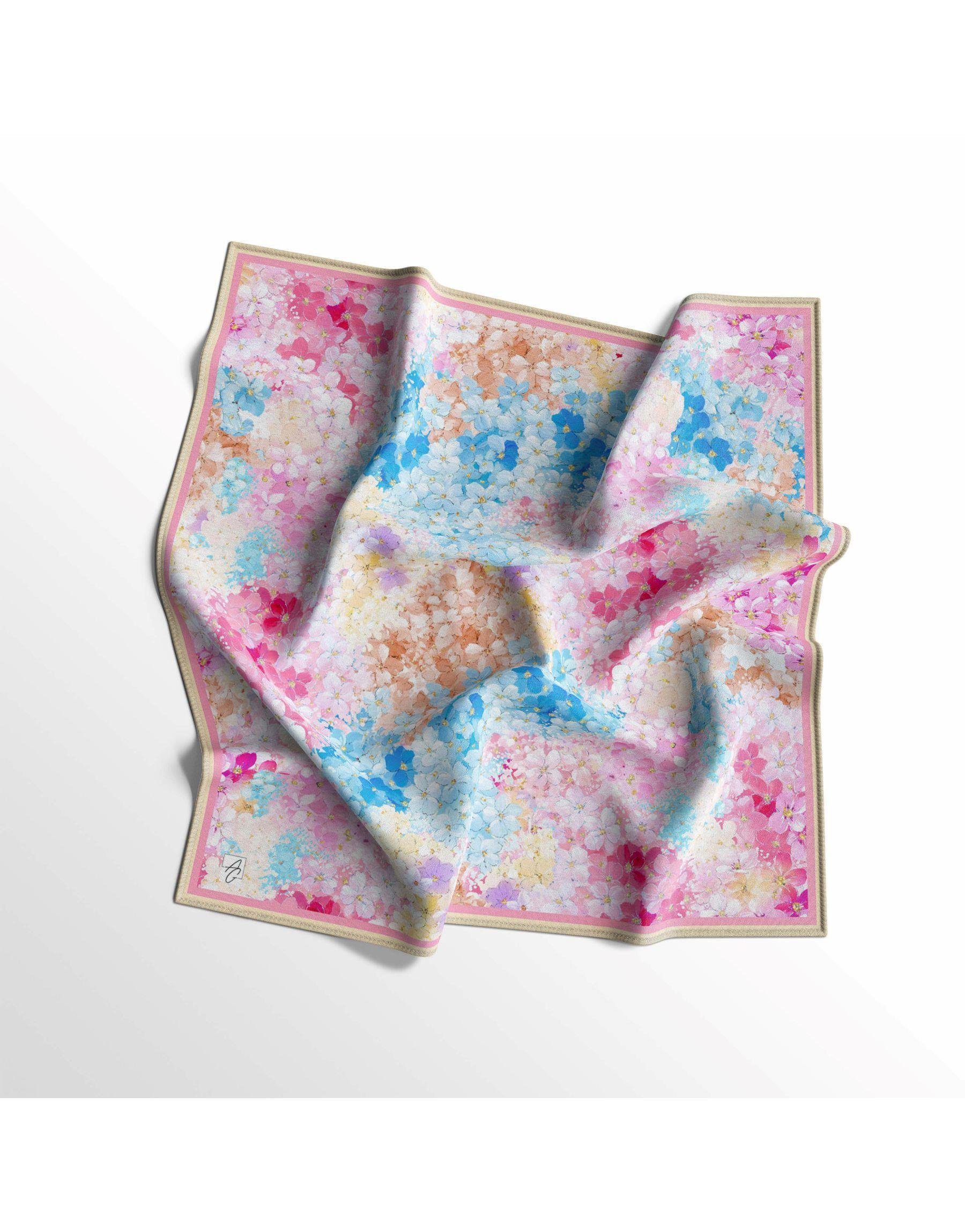 Sarı Nergiz Twill Eşarp