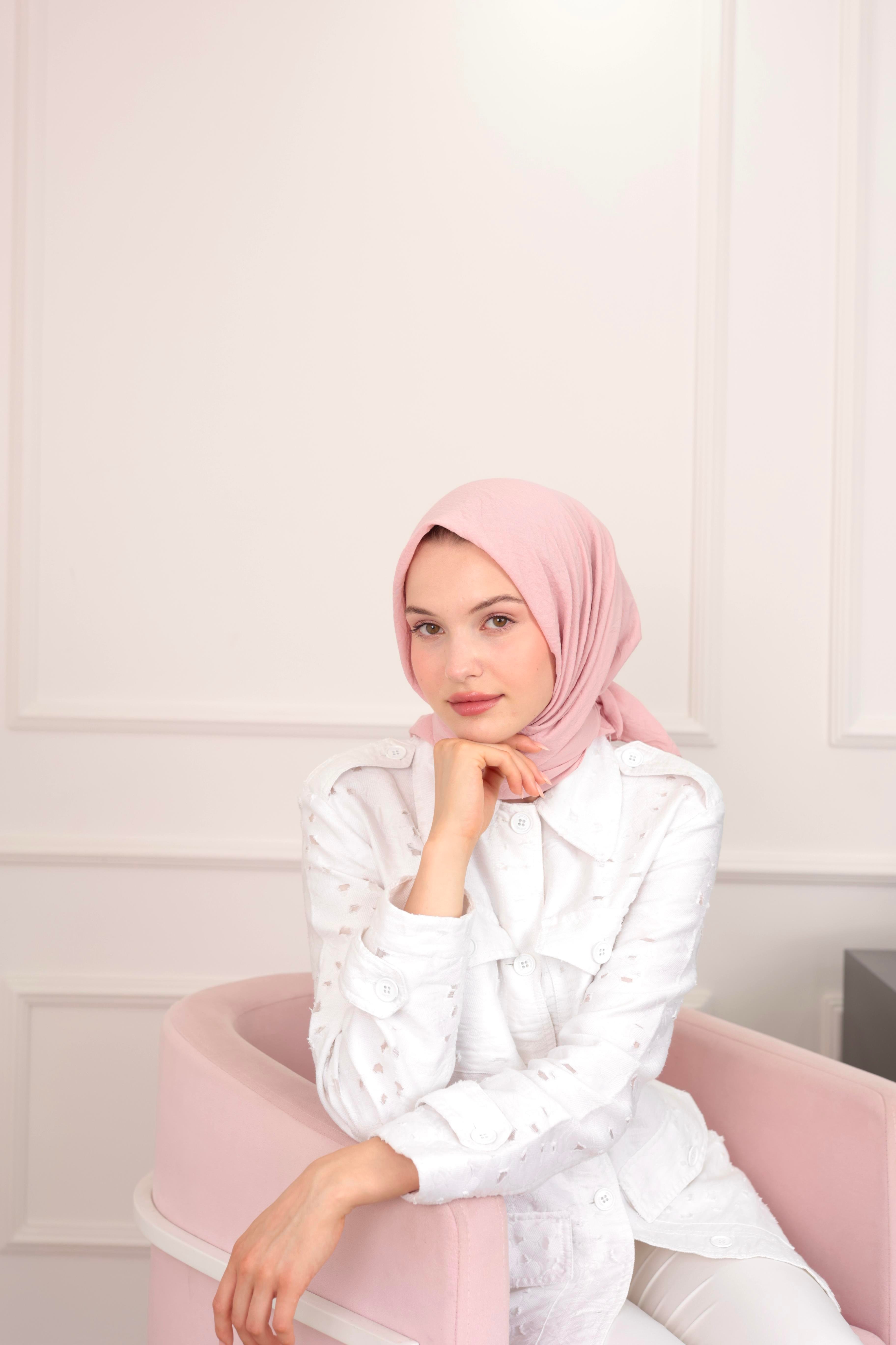 Toz Pembe Candy Eşarp
