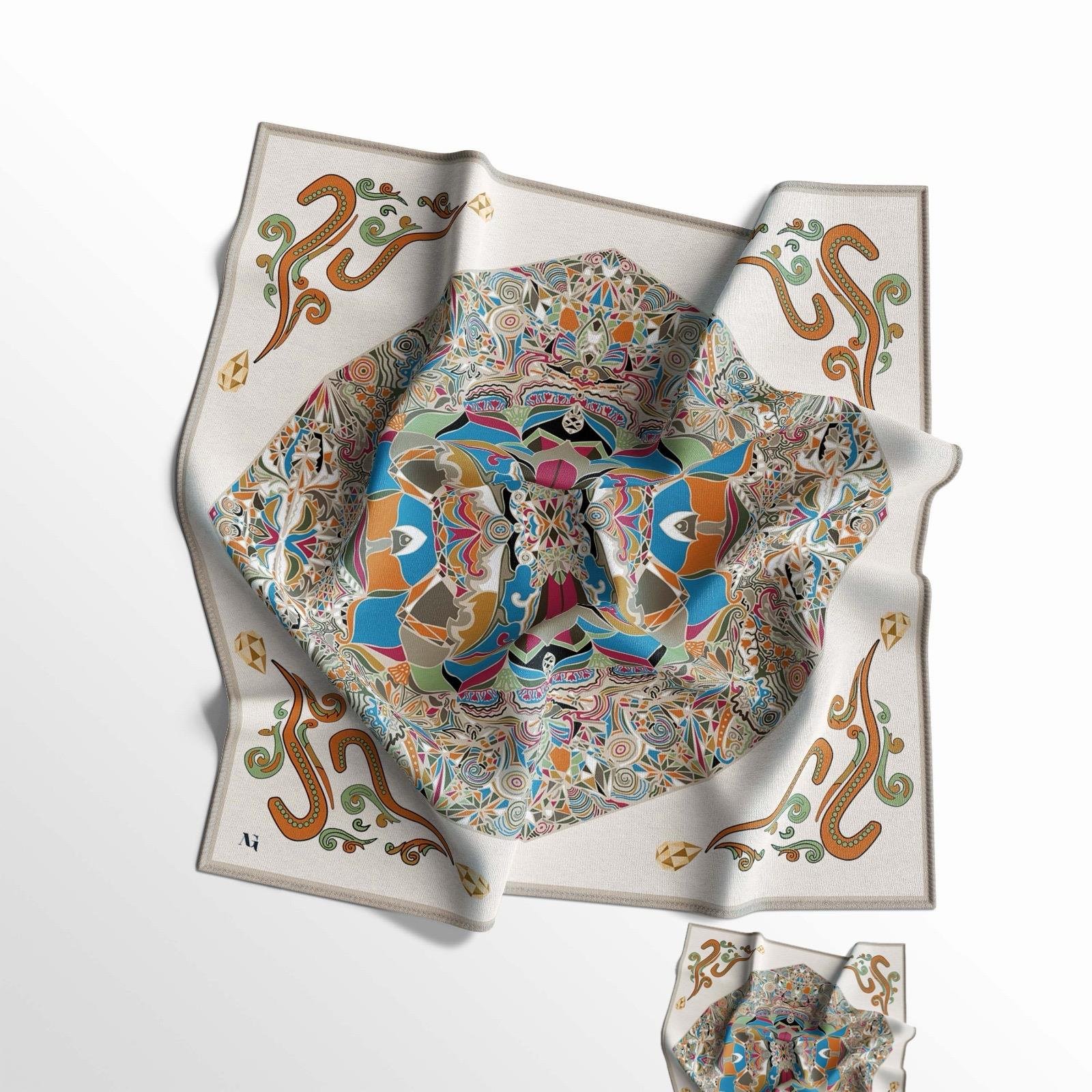 Vizon Diamond Desen Eşarp