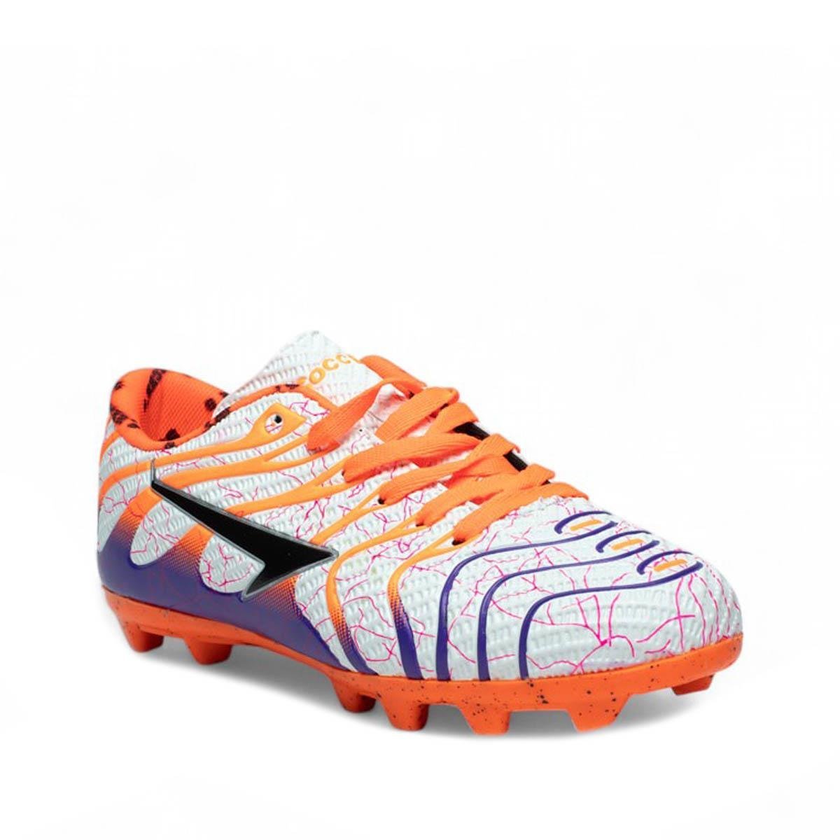 By Soccer'sBy Soccers Erkek 2040 Krampon Beyaz Oranj Mor