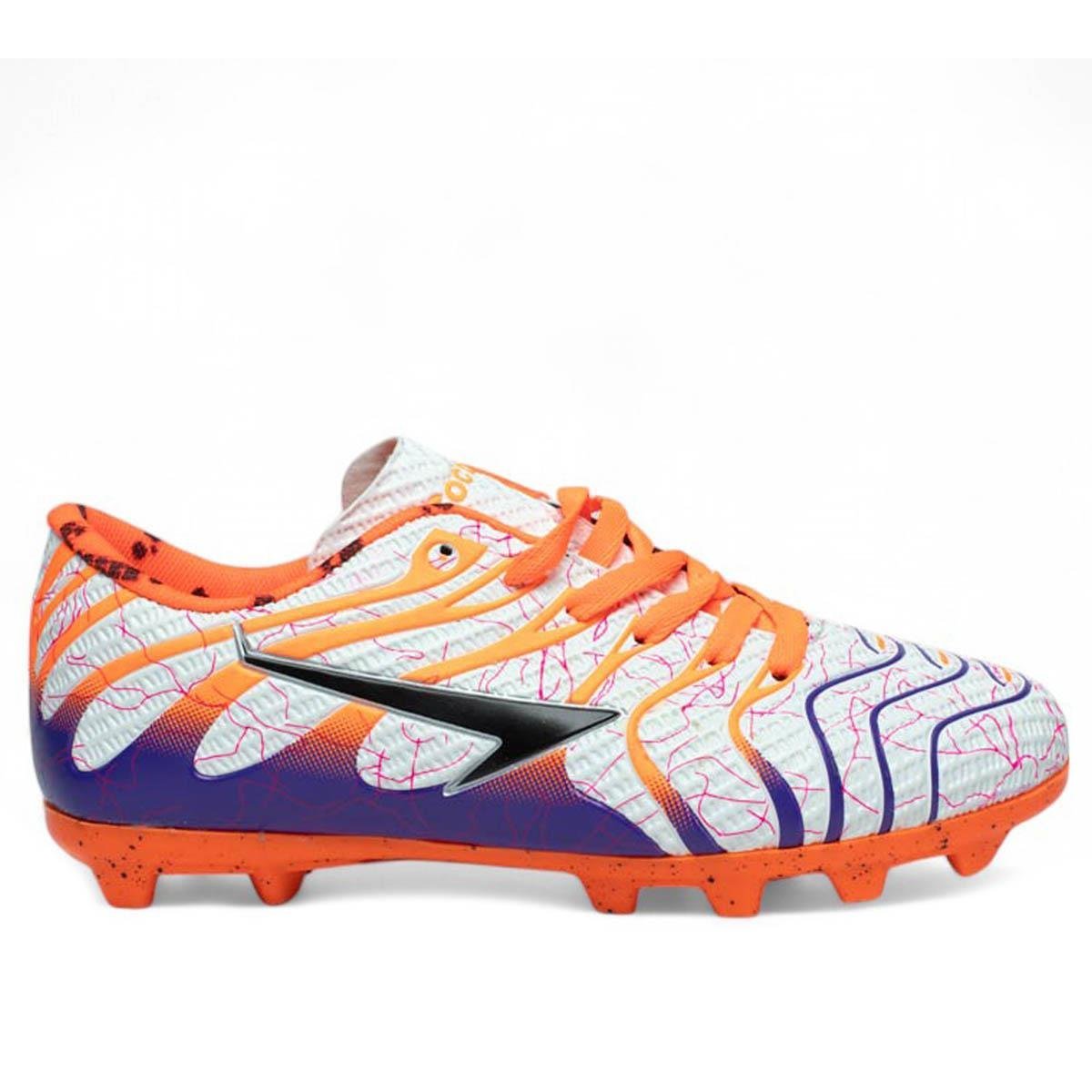 By Soccer'sBy Soccers Erkek 2040 Krampon Beyaz Oranj Mor