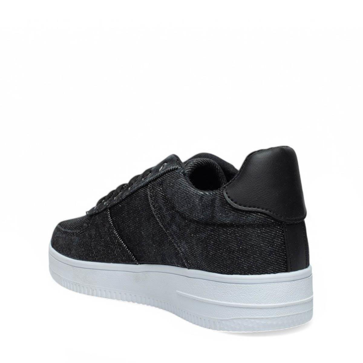 DakırsDakirs Erkek 123 Keten Kot Siyah Beyaz