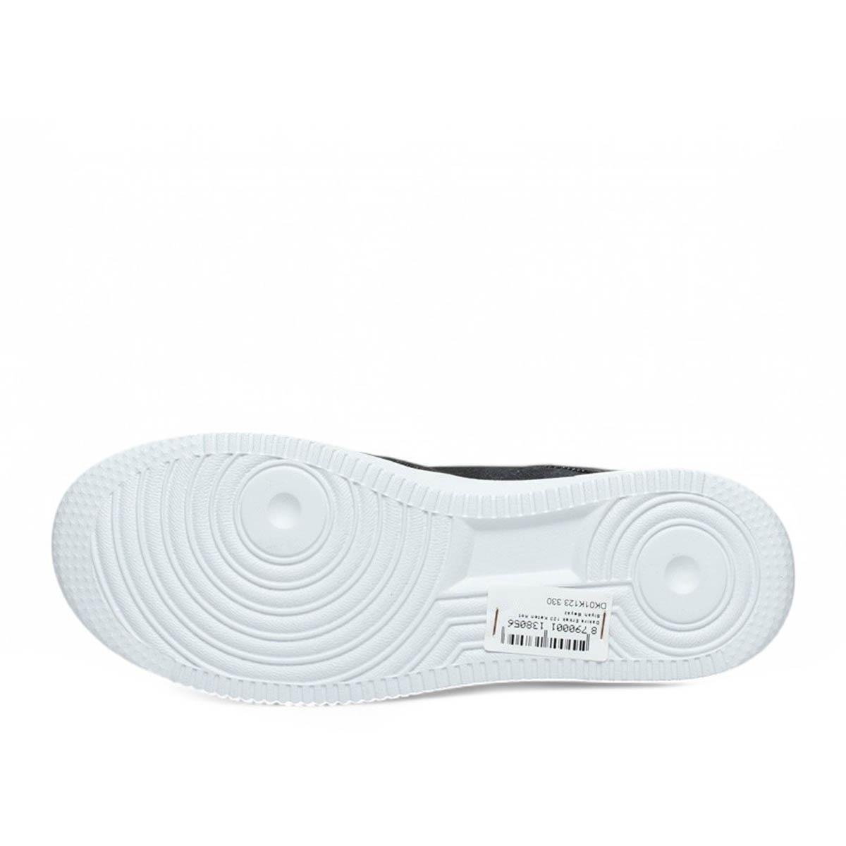 DakırsDakirs Erkek 123 Keten Kot Siyah Beyaz