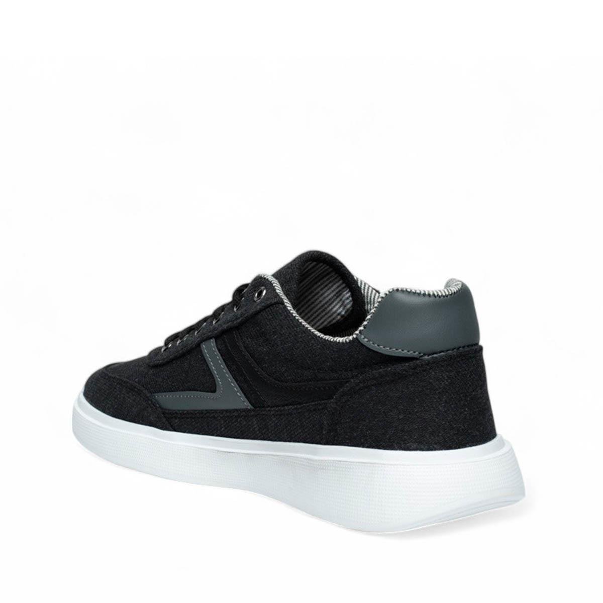 DakırsDakirs Erkek 128 Keten Siyah Beyaz