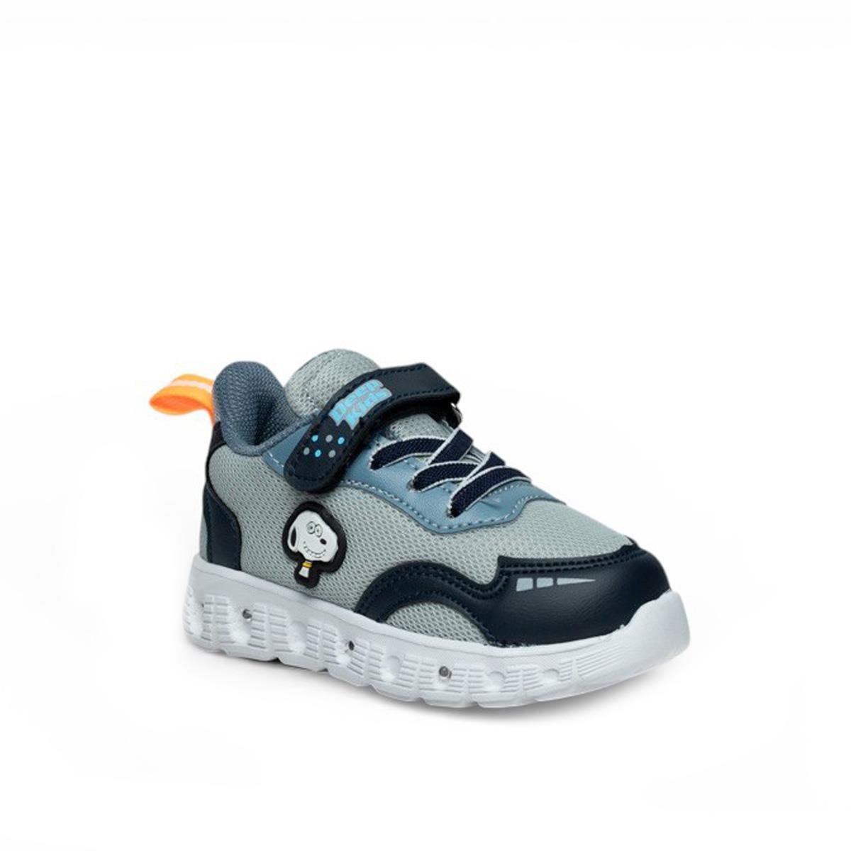 DeepDeep Bebe 015 Anorak Işıklı Buz İndigo